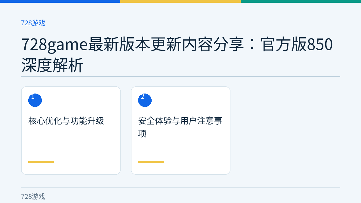 728game最新版本更新内容分享：官方版850深度解析文章内容示意图